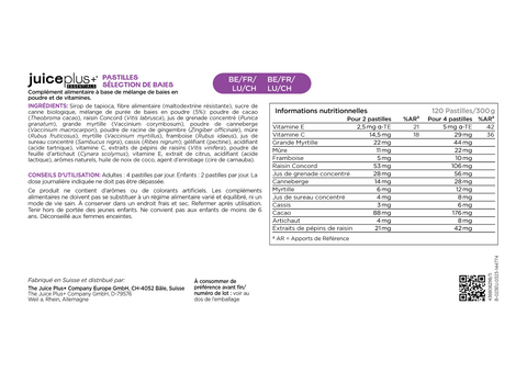 Beerenmischung Kautabletten