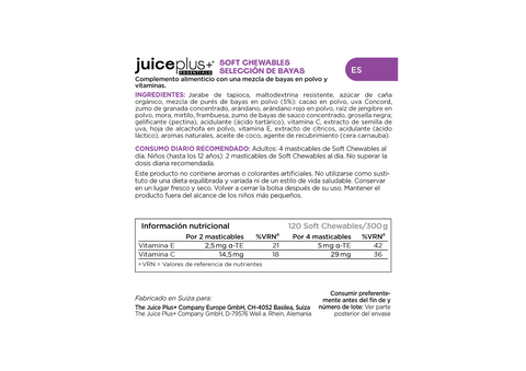 Beerenmischung Kautabletten