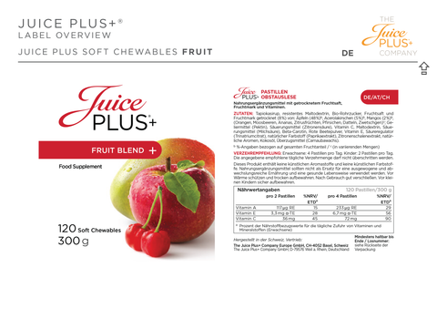 Fruit & Vegetable Blend Chewables