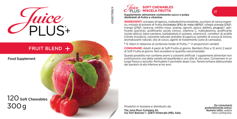 Obst- und Gemüsemischung Kautabletten