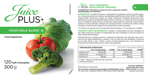 Obst- und Gemüsemischung Kautabletten