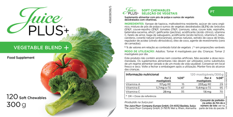 Obst- und Gemüsemischung Kautabletten