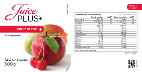 Obst- und Gemüsemischung Kautabletten
