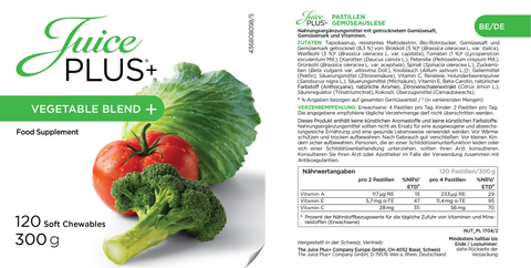 Obst- und Gemüsemischung Kautabletten